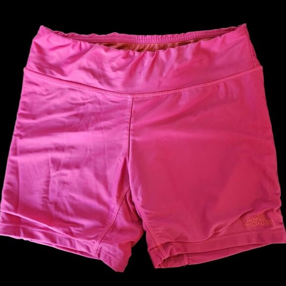 UV Skins Hot Pink Athletic Shorts Womns SZ Small Upf 50 Exercise Summer Gorpcore - Picture 1 of 4